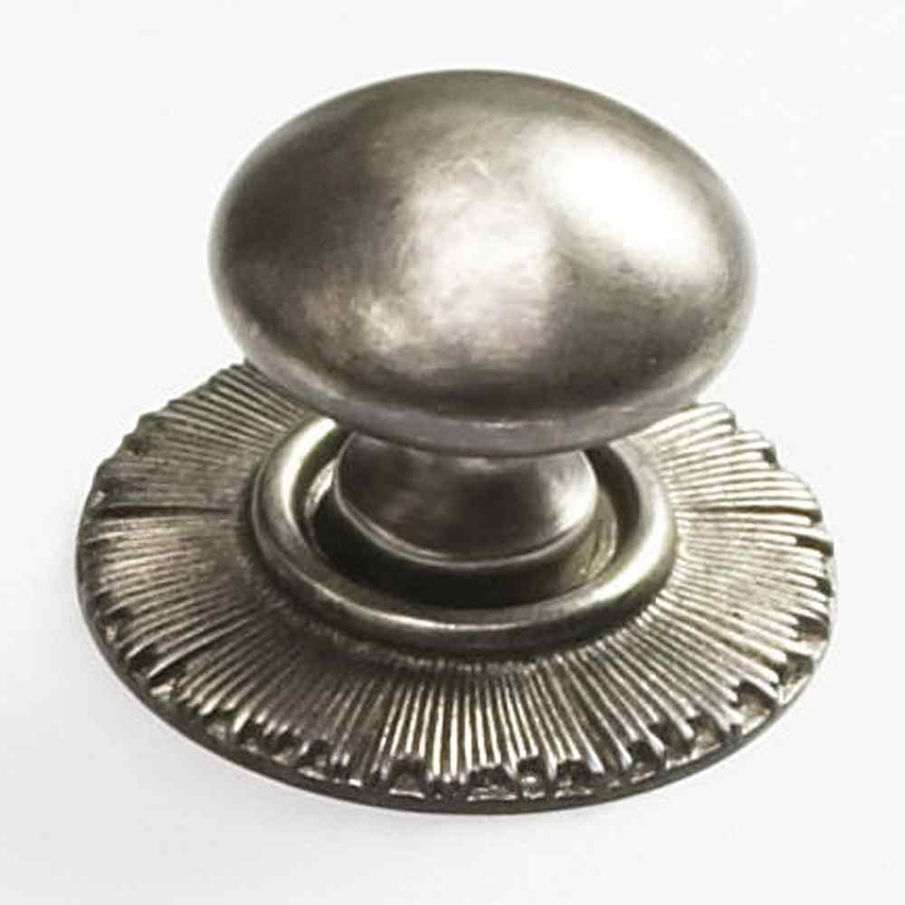 Schaub and Company 970-SA silver antique mushroom cabinet knob