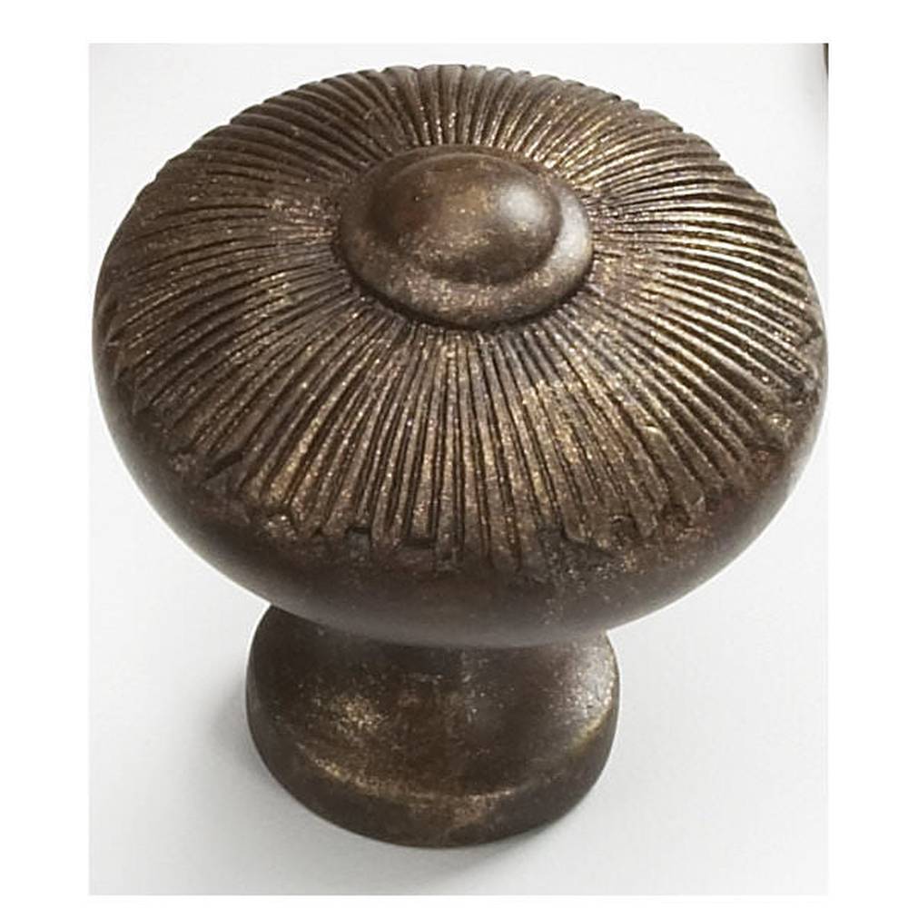 Schaub and Company 974-HLB highlighted bronze mushroom cabinet knob