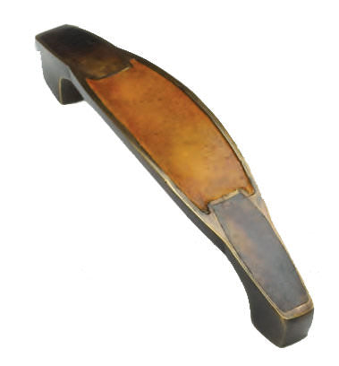 Schaub and Company 992-4-DAB/PEN Symphony cabinet pull in satin stainless, additional view