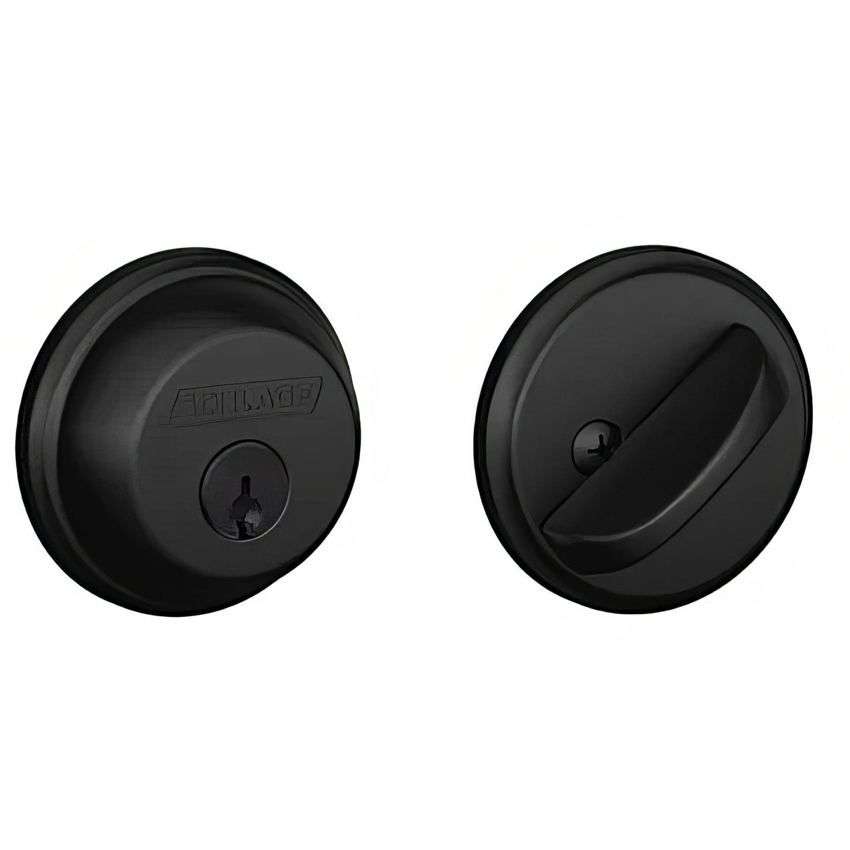 Schlage B60618 B60 B Series Single Cylinder Deadbolt Bright Nickel