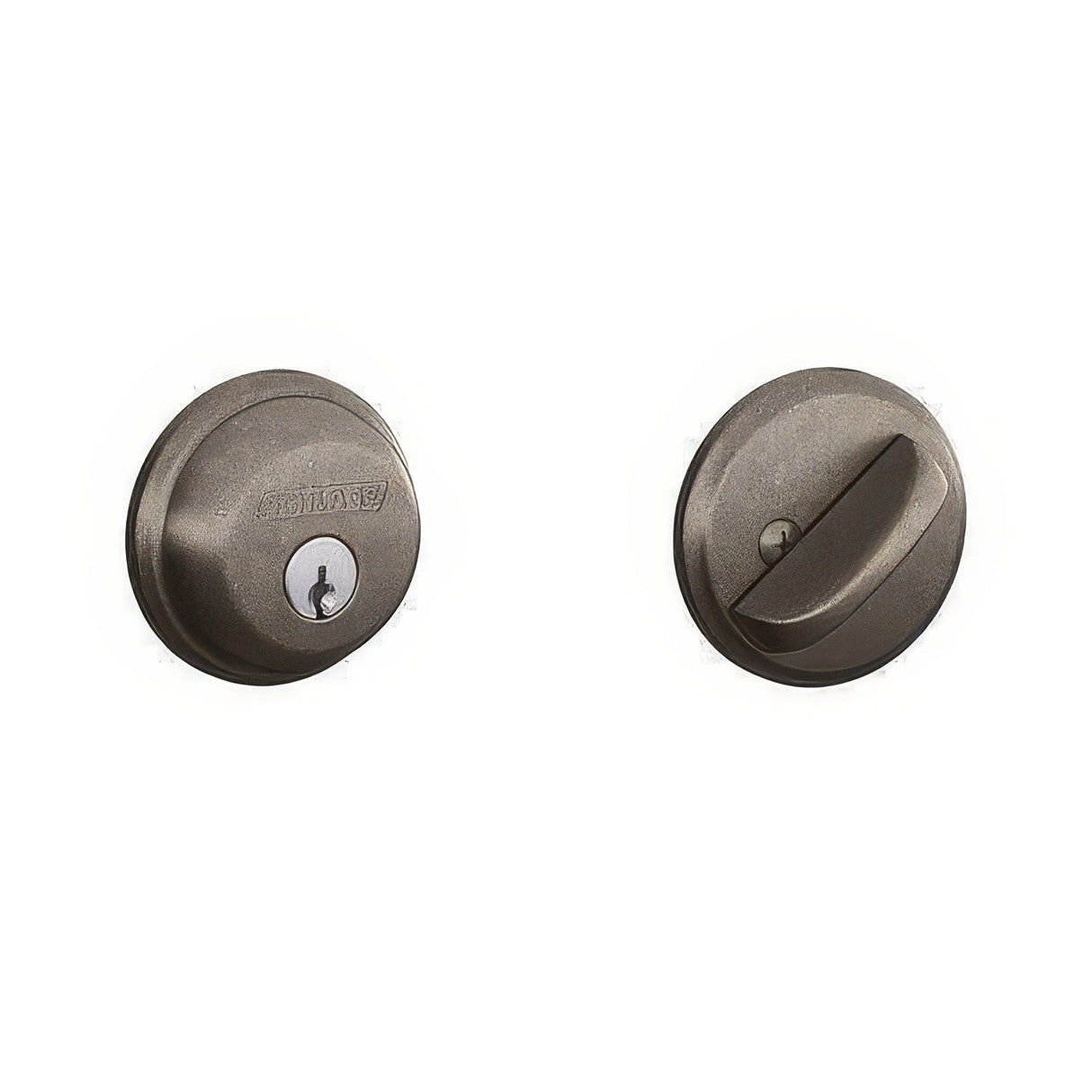 Schlage B60620 B60 B Series Single Cylinder Deadbolt Antique Pewter