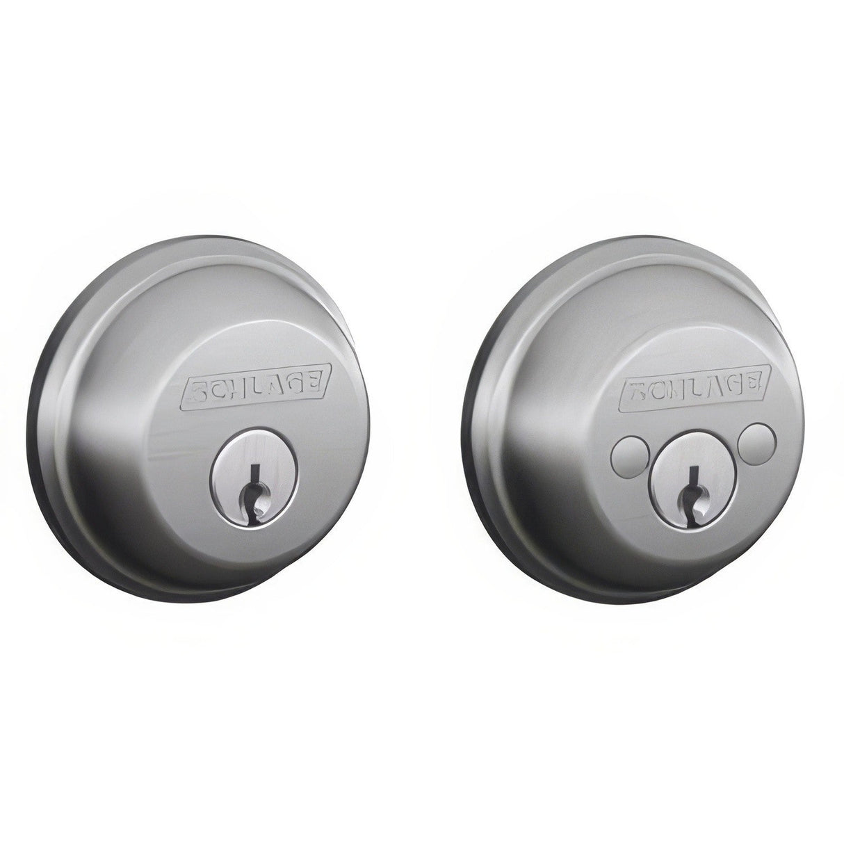 Schlage B62626 B62 B Series Double Cylinder Deadbolt Satin Chrome