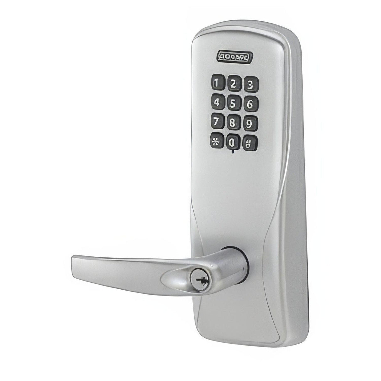 Schlage CO100MS70KPATH626 CCO-100-MS-70-KP-ATH CO-Series Commercial Electronic Mortise Lock with Keypad and Athens Lever Satin Chrome