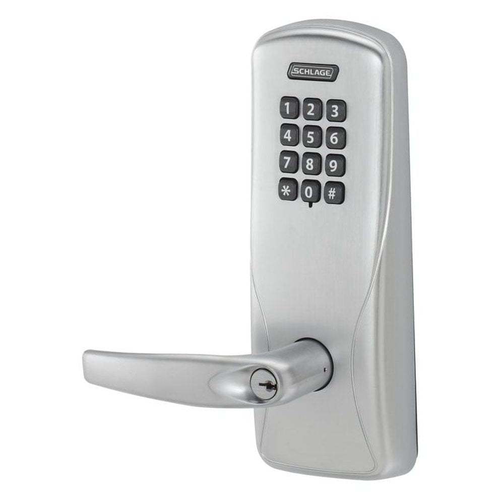 Schlage CO100MS70KPATH626B satin chrome entrance/office lock