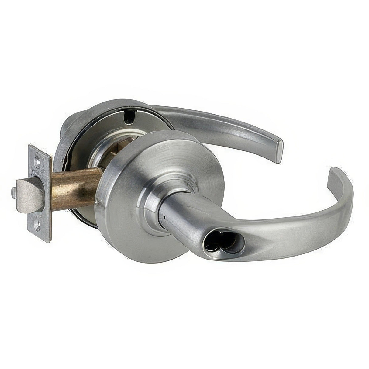 Schlage Commercial ND70BSPA626 ND70BSPA Sparta Keyed Classroom Door Lever Less Small Format Core Satin Chrome