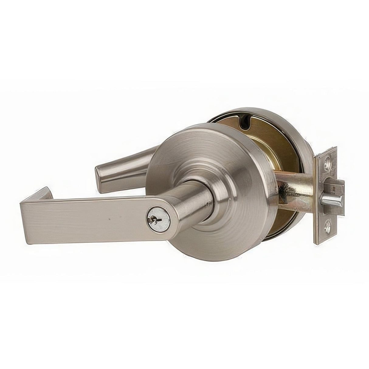Schlage Commercial ND80LRHO619 ND80PD-RHO Rhodes Storeroom Door Lever Satin Nickel