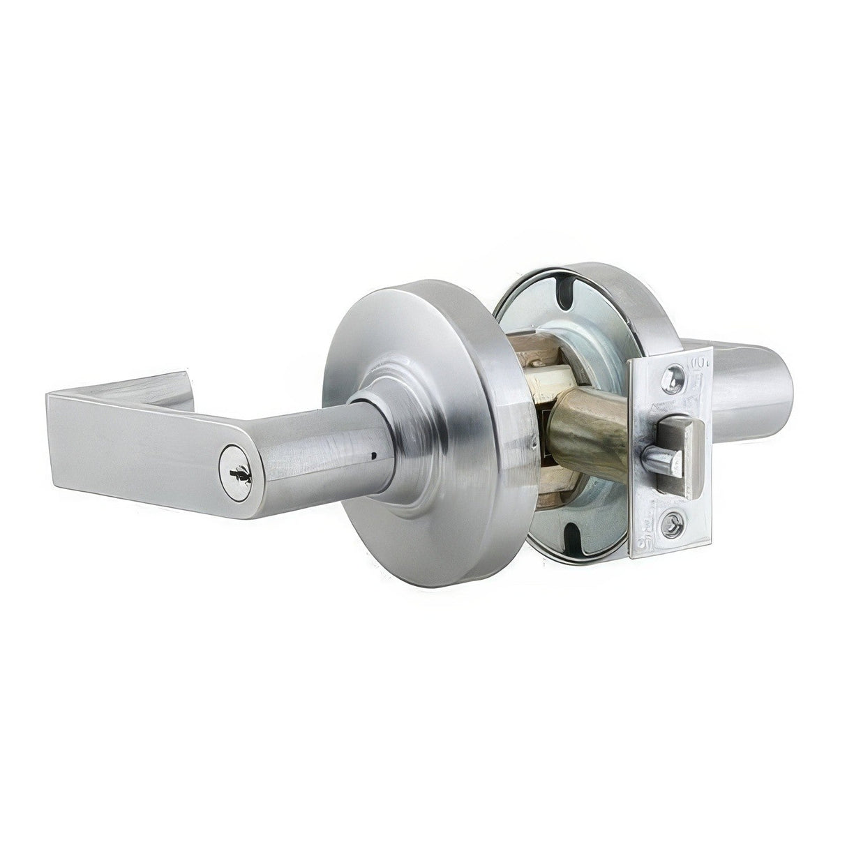 Schlage Commercial ND80LRHO626 ND80PD-RHO Rhodes Storeroom Door Lever Satin Chrome