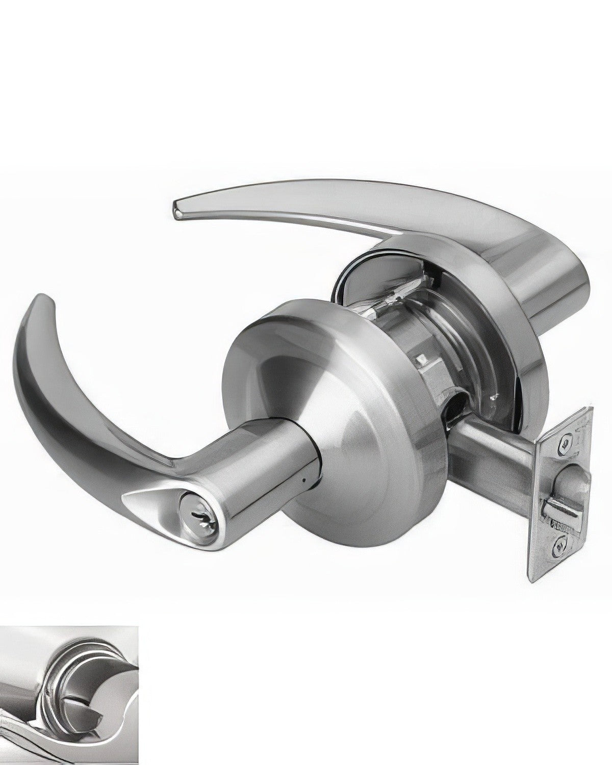 Schlage Commercial ND94ROME625 ND94ROME Omega Vandlgard Keyed Classroom Door Lever Polished Chrome
