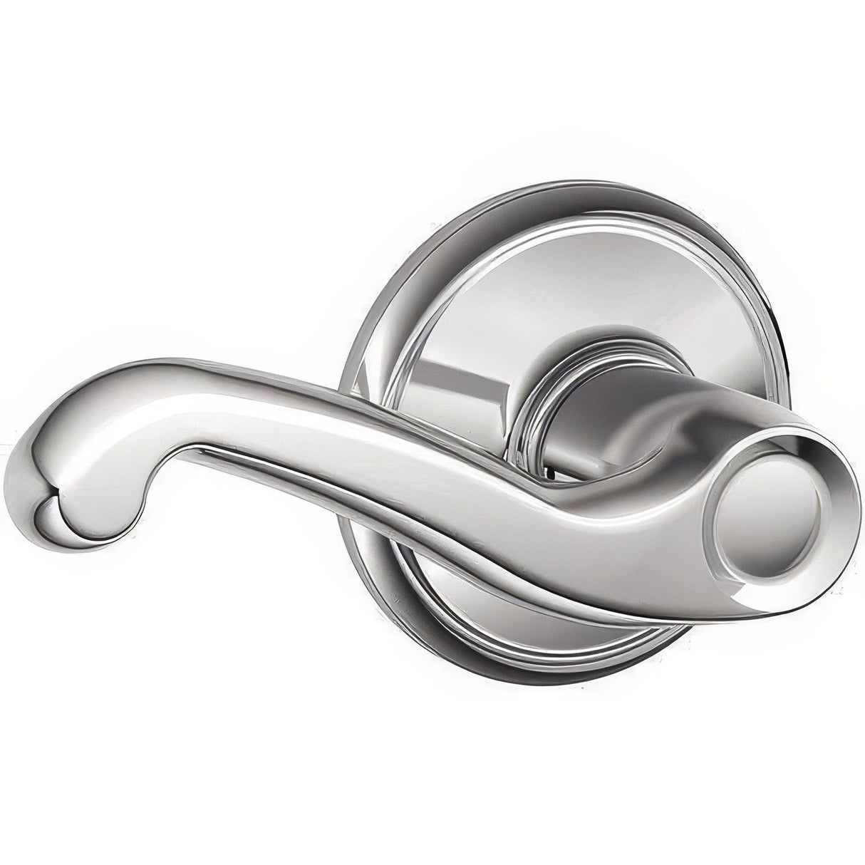 Schlage Commercial S51PFLA625LH S51-FLA-LH Flair Left Hand Keyed Entry Lever Polished Chrome