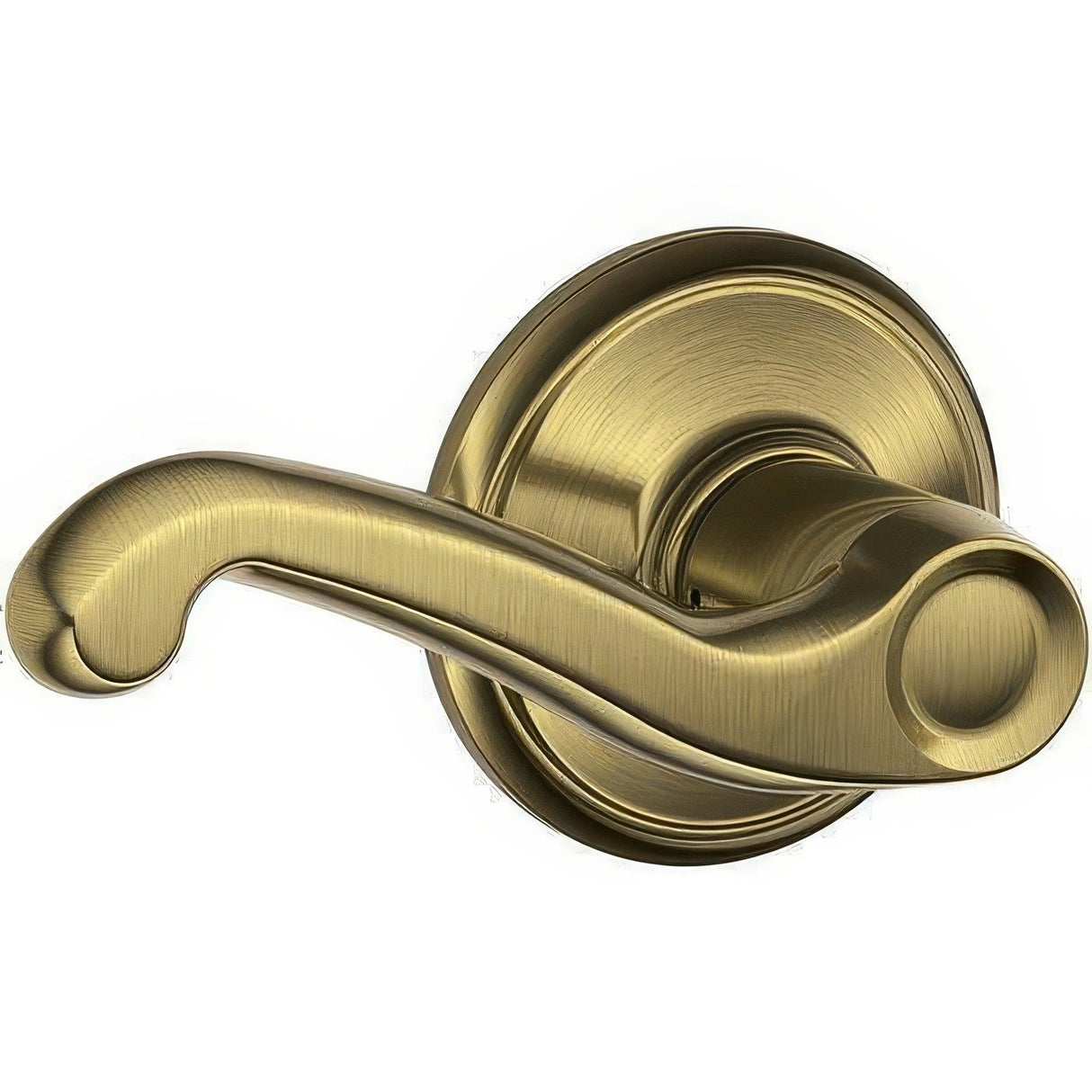 Schlage Commercial S70PFLA609LH S70-FLA-LH Flair Left Hand Classroom Lever Antique Brass