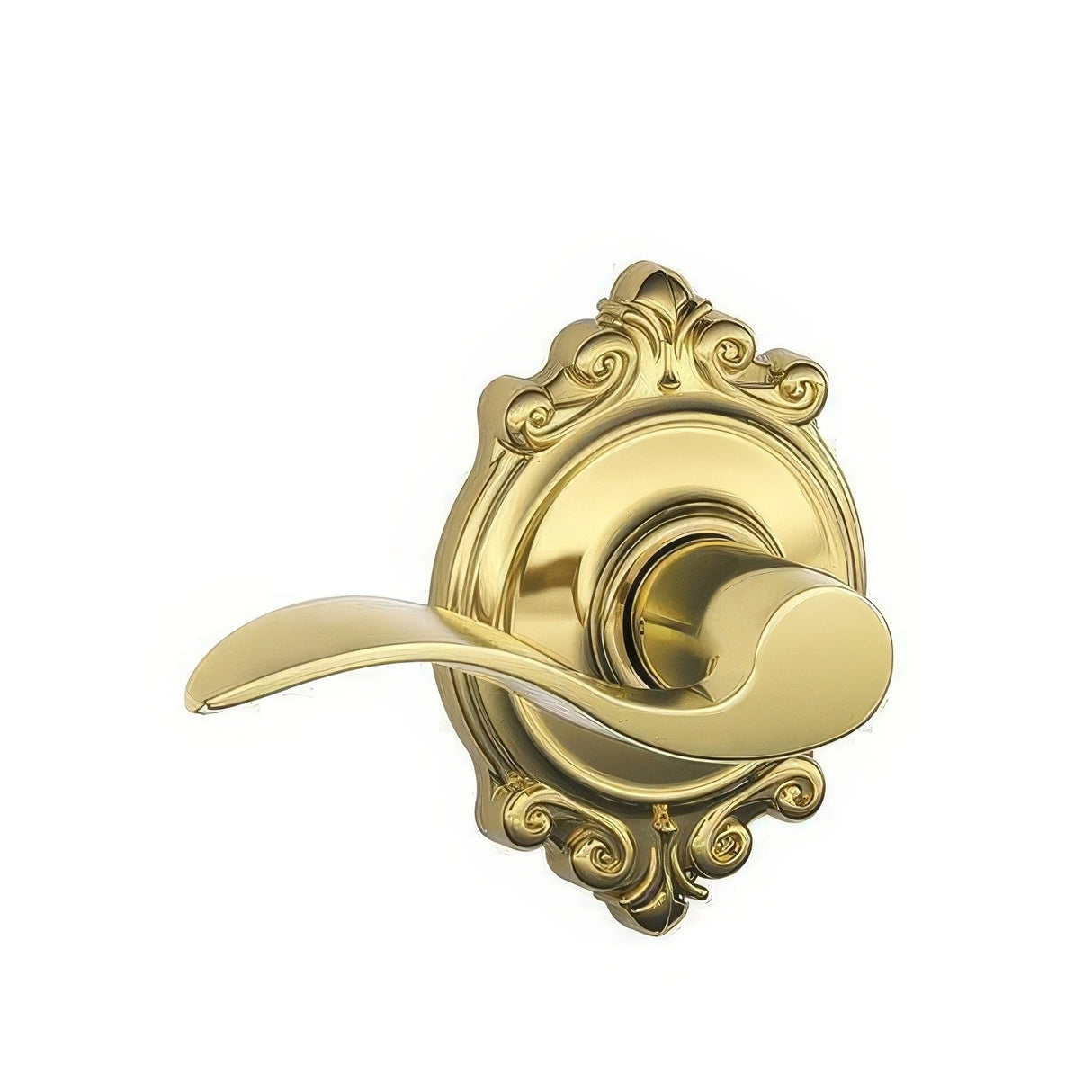 Schlage F10ACC605BRK F10-ACC-BRK F-Series Accent Passage Door Lever Polished Brass