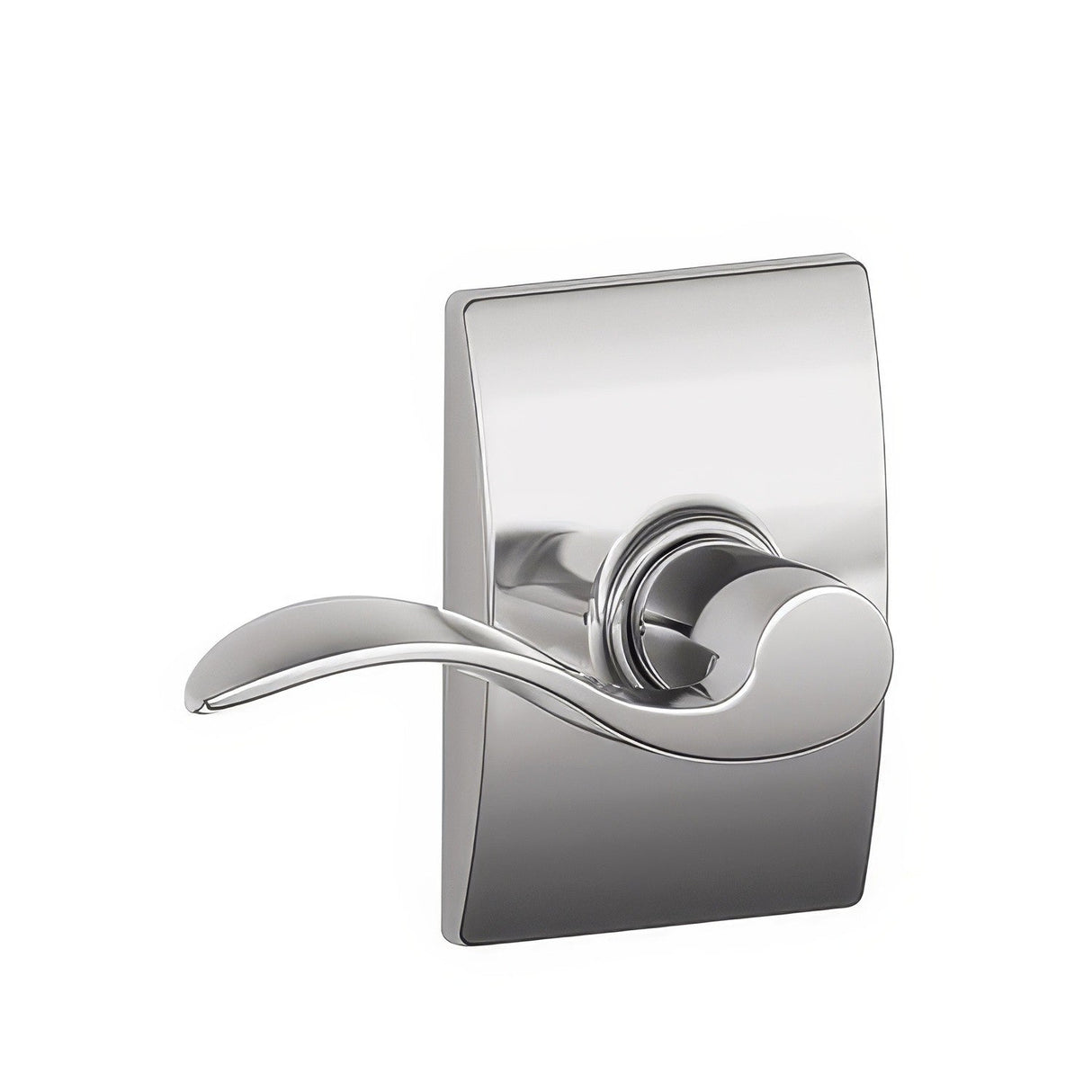 Schlage F10ACC625CEN F10-ACC-CEN F-Series Accent Passage Door Lever Polished Chrome
