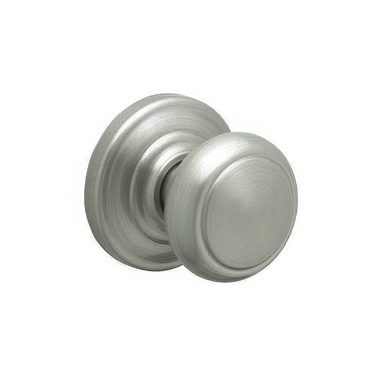Schlage F10AND619AND FA10-AND Accents Series Andover Passage Door Knob Satin Nickel