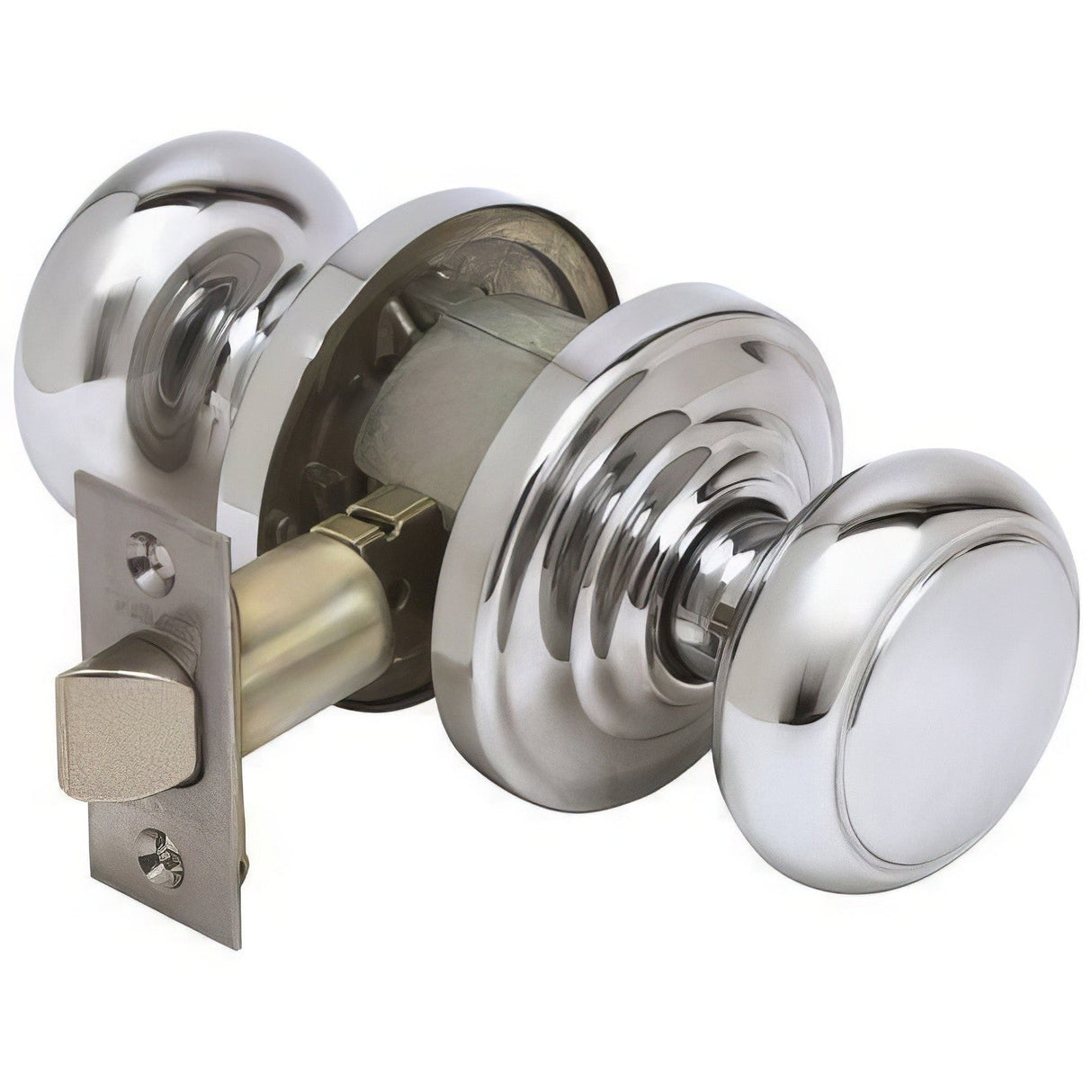 Schlage F10AND625AND FA10-AND Accents Series Andover Passage Door Knob Polished Chrome