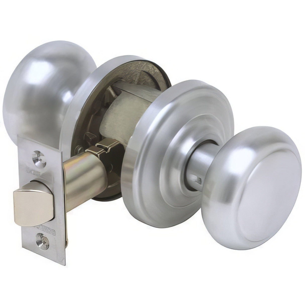 Schlage F10AND626AND FA10-AND Accents Series Andover Passage Door Knob Satin Chrome