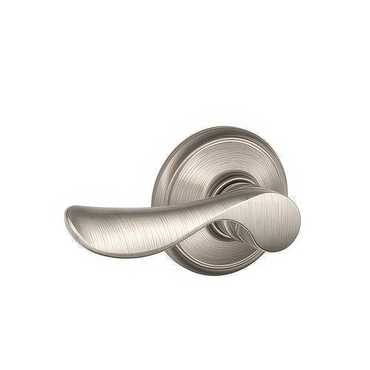 Schlage F10CHP619 F10-CHP F-Series Champagne Passage Door Lever Satin Nickel
