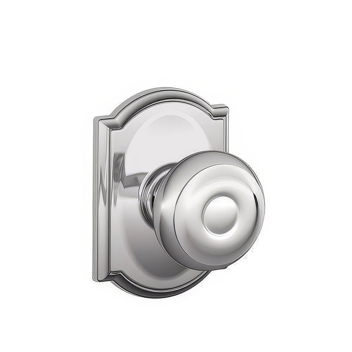 Schlage F10GEO625CAM F10-GEO-CAM F-Series Georgian Passage Door Knob Polished Chrome
