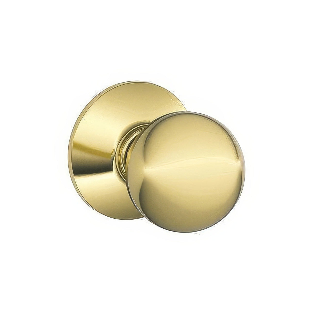 Schlage F10ORB505 F10-ORB F-Series Orbit Passage Door Knob Lifetime Polished Brass