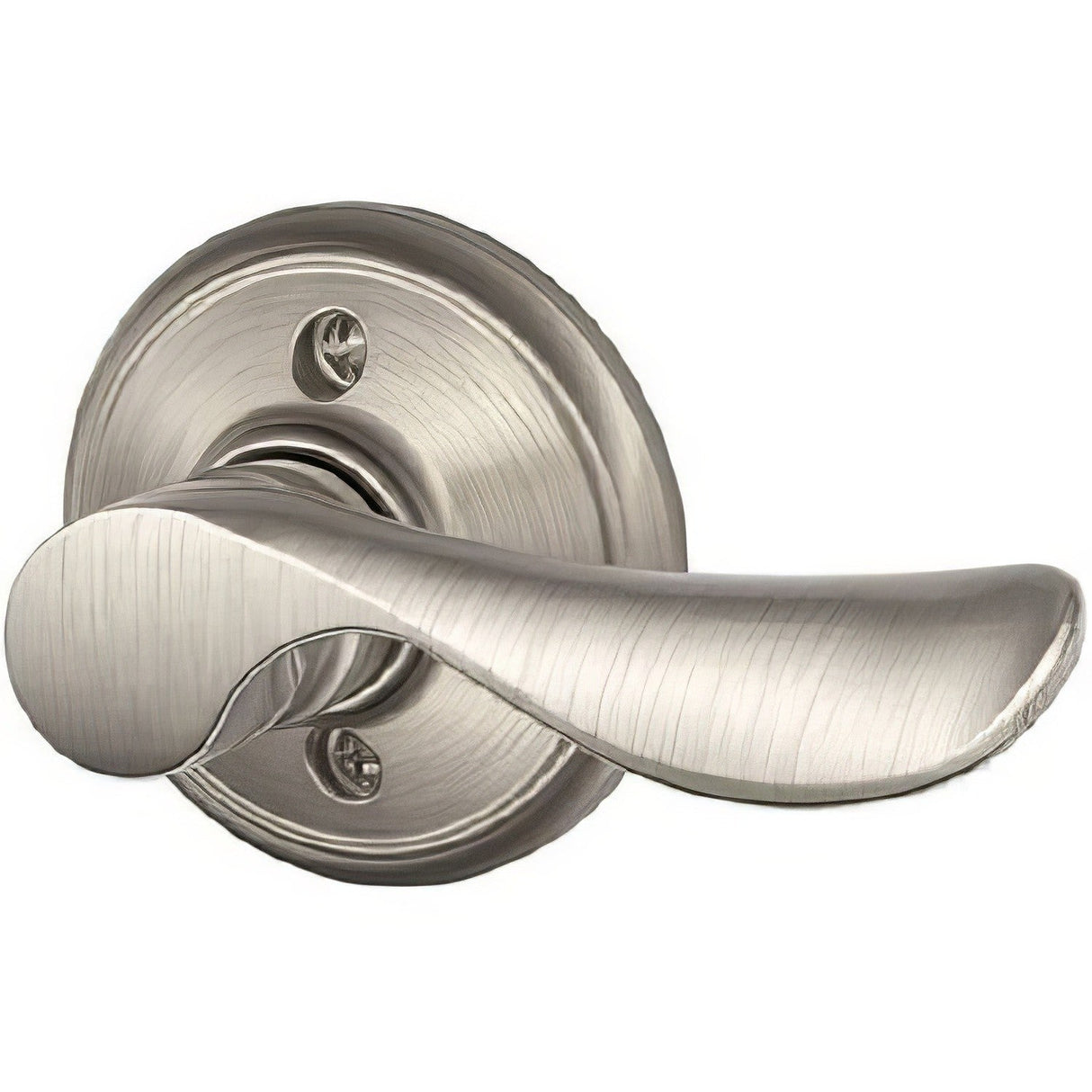 Schlage F170CHP619RH F170-CHP-RH F-Series Champagne Right Hand Dummy Door Lever Satin Nickel