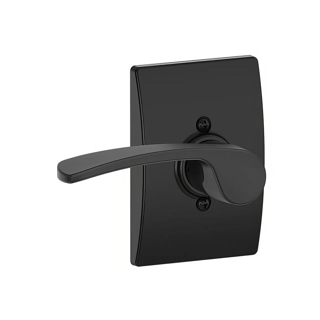 Schlage F170MER622CENLH F170-MER-CEN-LH F-Series Merano Left Hand Dummy Door Lever Matte Black