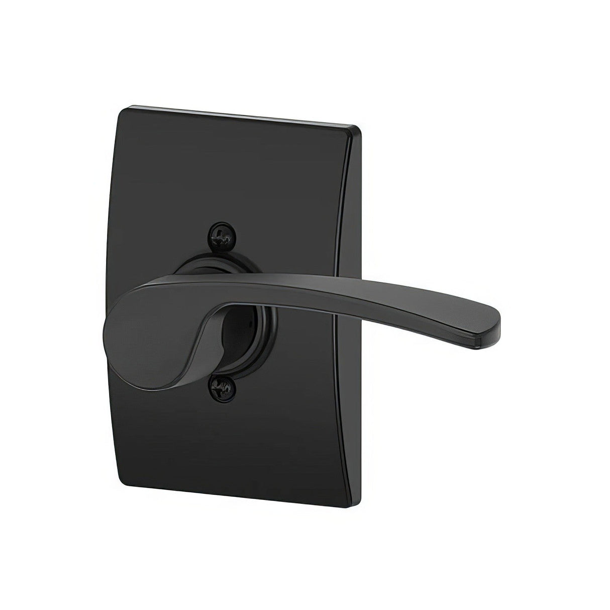 Schlage F170MER622CENRH F170-MER-CEN-RH F-Series Right Hand Merano Dummy Door Lever Matte Black