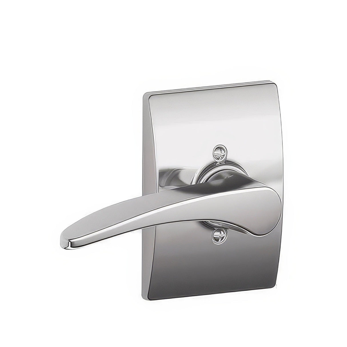 Schlage F170MNH625CENLH F170-MNH-CEN-LH F-Series Manhattan Left Hand Dummy Door Lever Polished Chrome