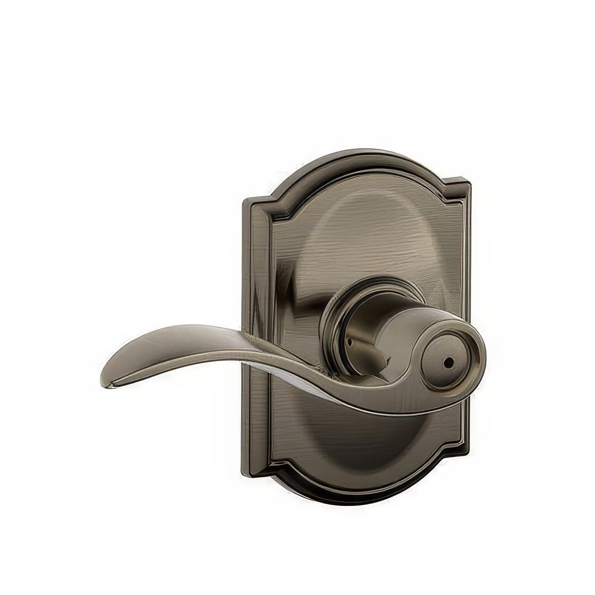 Schlage F40ACC620CAM F40-ACC-CAM F-Series Accent Privacy Door Lever Antique Pewter