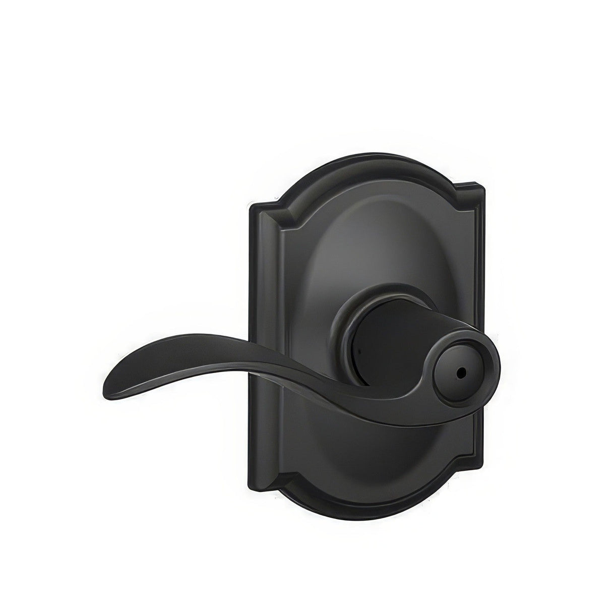 Schlage F40ACC622CAM F40-ACC-CAM F-Series Accent Privacy Door Lever Matte Black