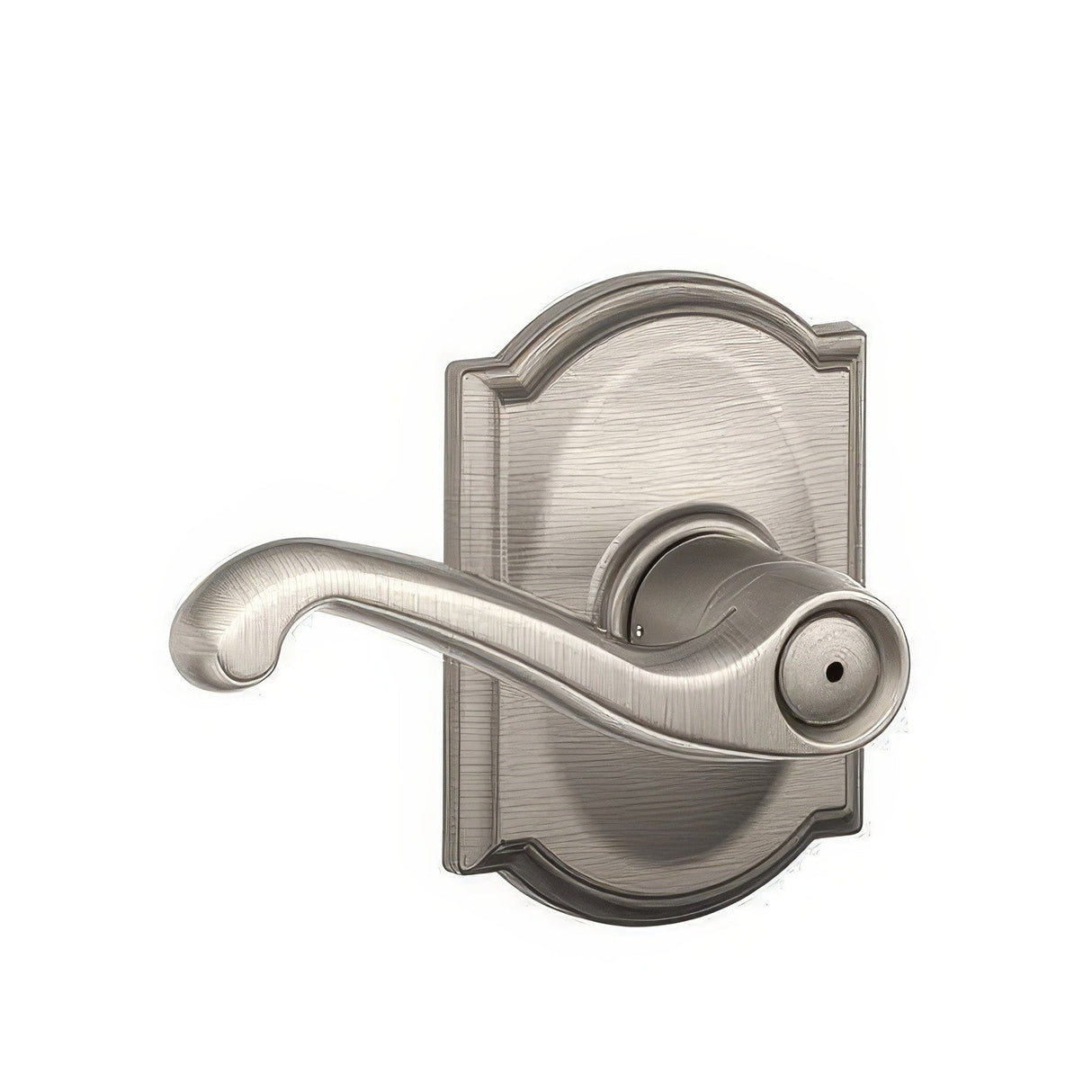 Schlage F40FLA619CAM F40-FLA-CAM F-Series Flair Privacy Door Lever Satin Nickel