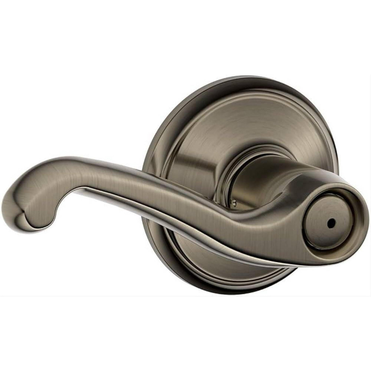 Schlage F40FLA620 F40-FLA F-Series Flair Privacy Door Lever Antique Pewter