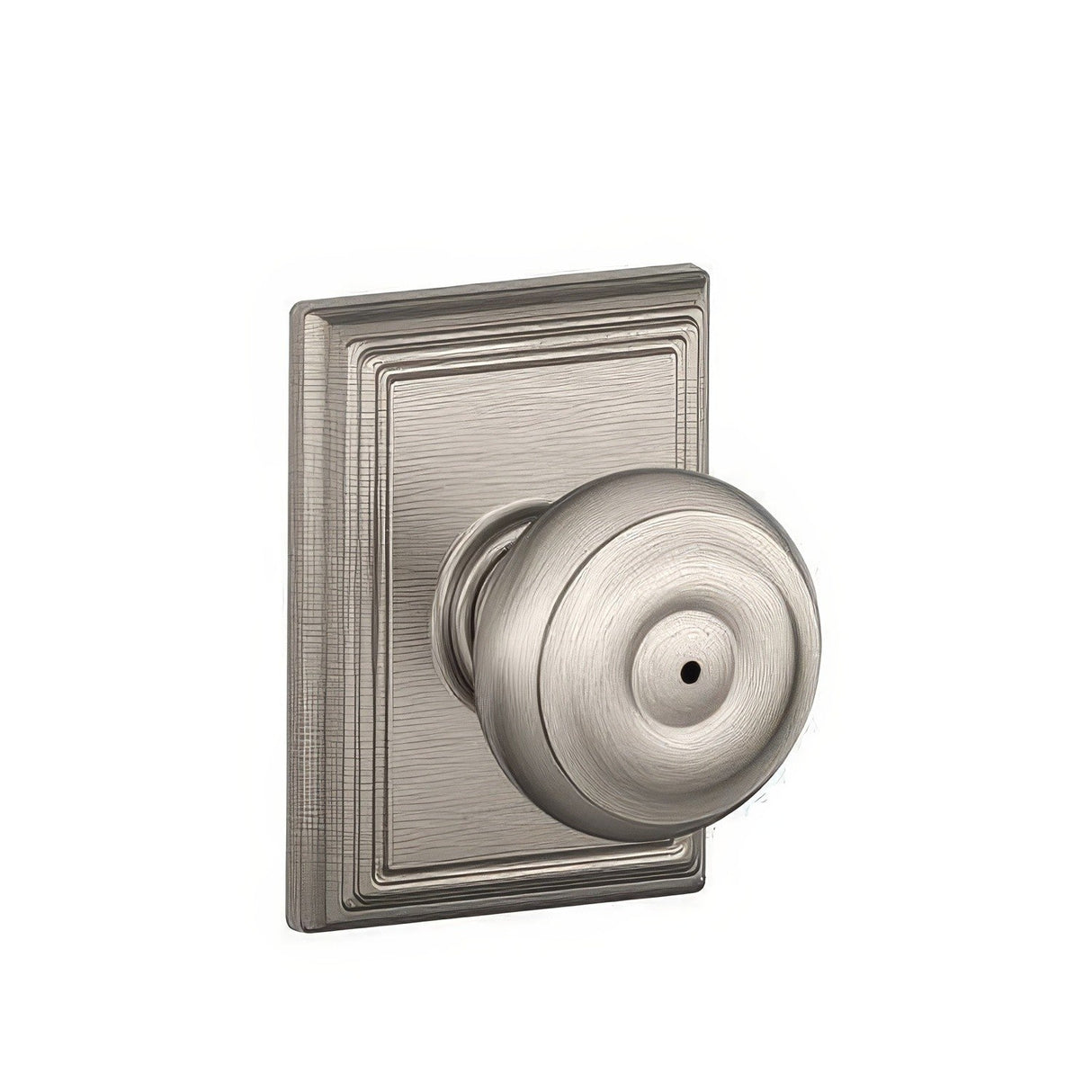Schlage F40GEO619ADD F40-GEO-ADD F-Series Georgian Privacy Door Knob Satin Nickel