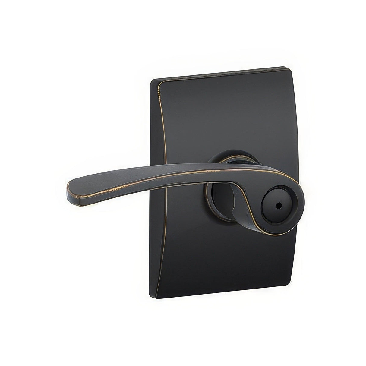 Schlage F40MER716CEN F40-MER-CEN F-Series Merano Privacy Door Lever Aged Bronze