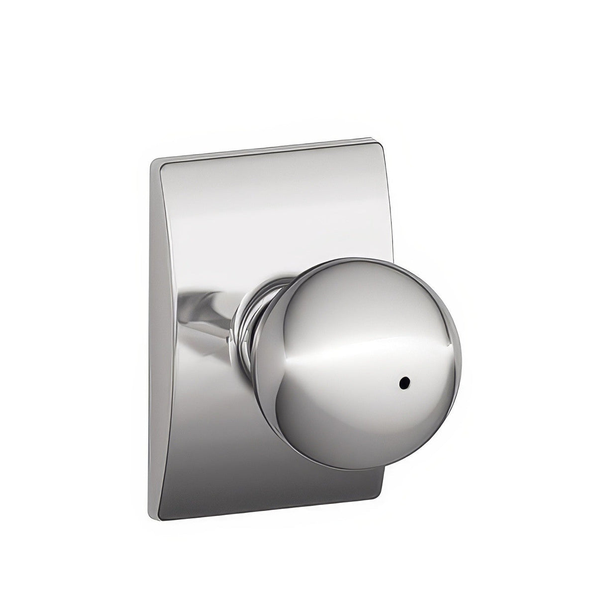 Schlage F40ORB625CEN F40-ORB-CEN F-Series Orbit Privacy Door Knob Polished Chrome