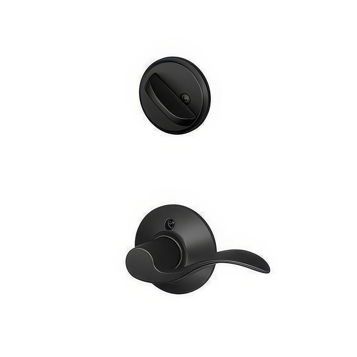 Schlage F59ACC622LH F59-ACC-LH F-Series Accent Left Hand Single Cylinder Interior Pack Matte Black