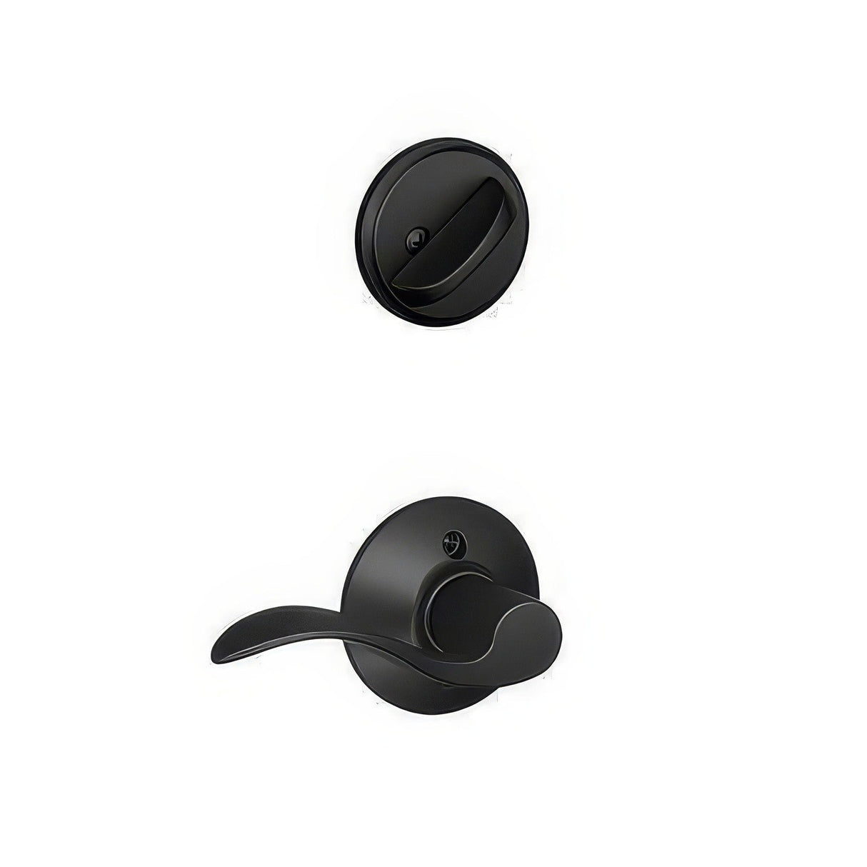 Schlage F59ACC622RH F59-ACC-RH F-Series Accent Right Hand Single Cylinder Interior Pack Matte Black