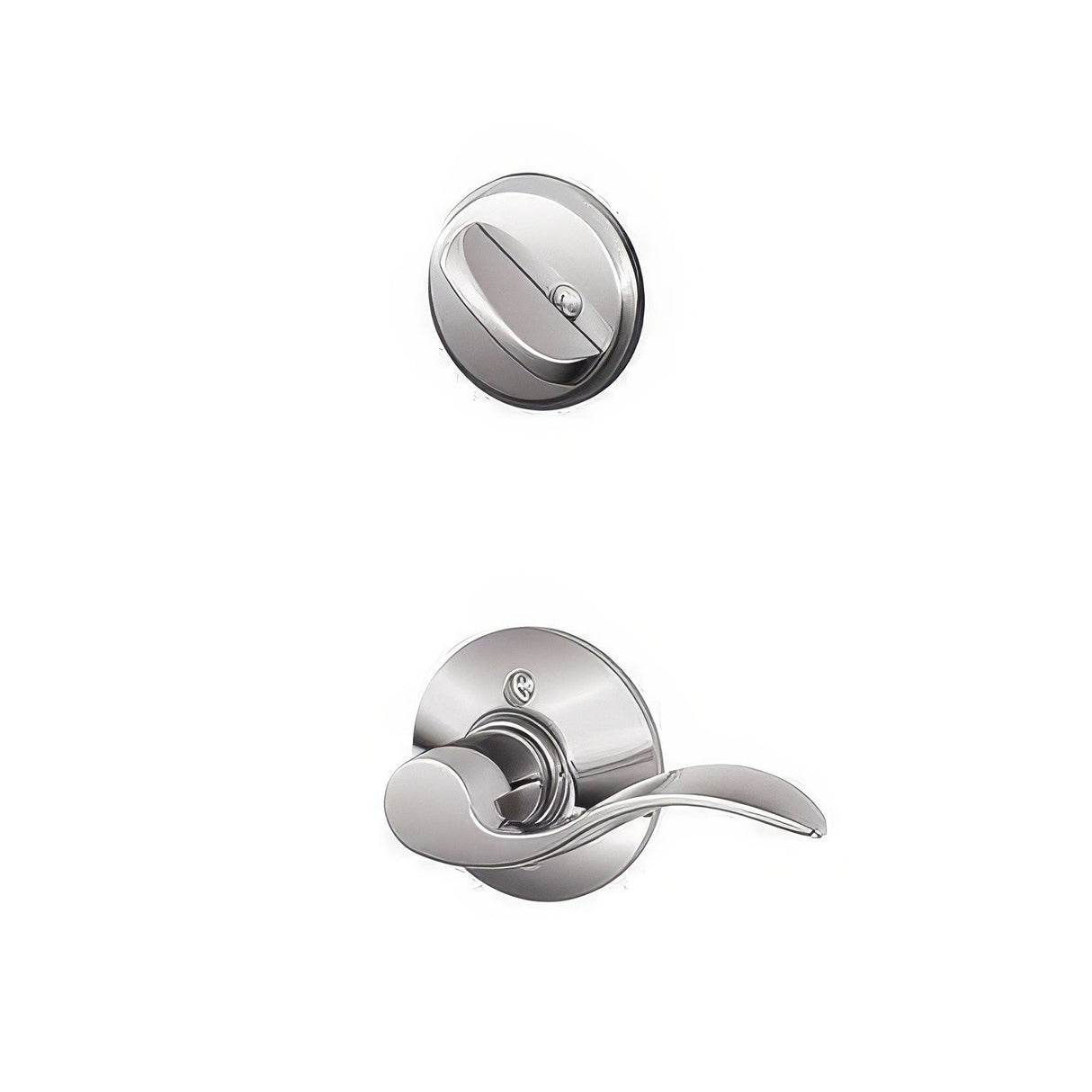Schlage F59ACC625LH F59-ACC-LH F-Series Accent Left Hand Single Cylinder Interior Pack Polished Chrome