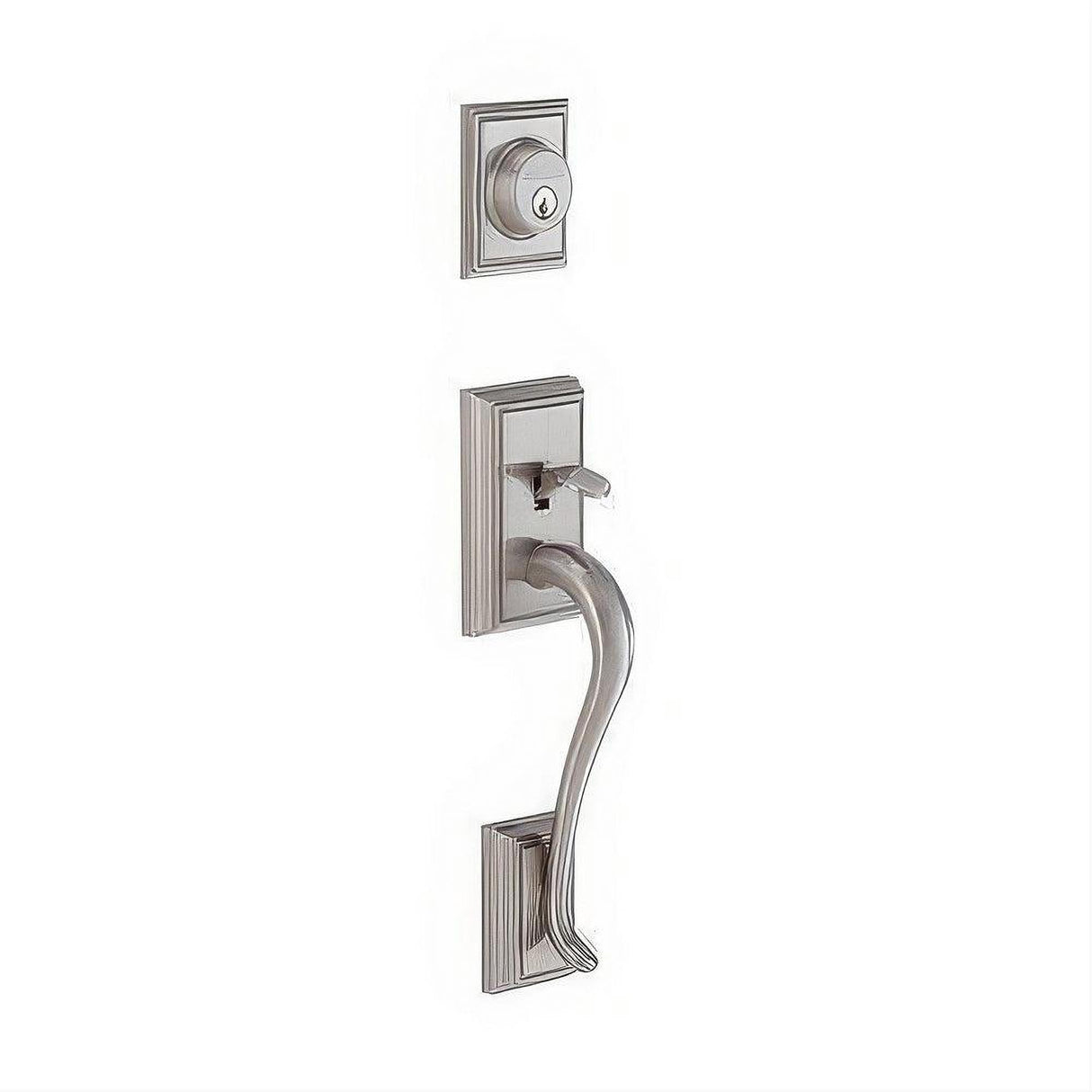 Schlage F92ADD620 F92-ADD F-Series Addison Dummy Handleset Antique Pewter