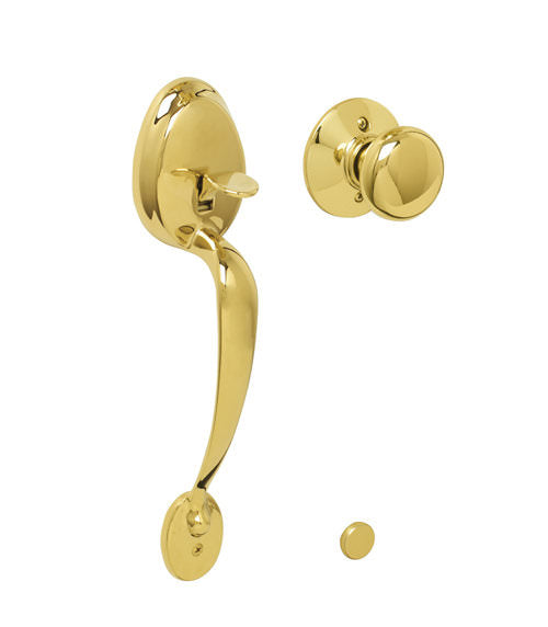 Schlage FE285-PLY-PLY Plymouth Lower Handle Set for Electronic Keypad with Plymouth Interior Knob