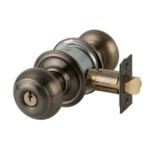 Schlage A85PGEO605 A85PD-GEO Georgian Hotel/Motel Door Knob Polished Brass