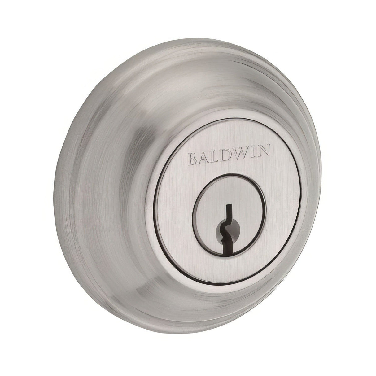 Baldwin SCTRD150 satin nickel single cylinder deadbolt