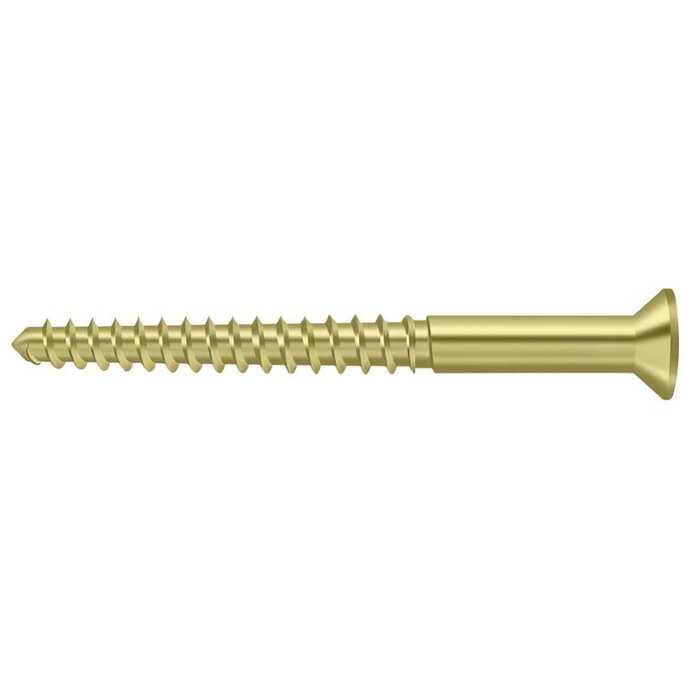 Deltana SCWB1225U3 polished brass screw pack