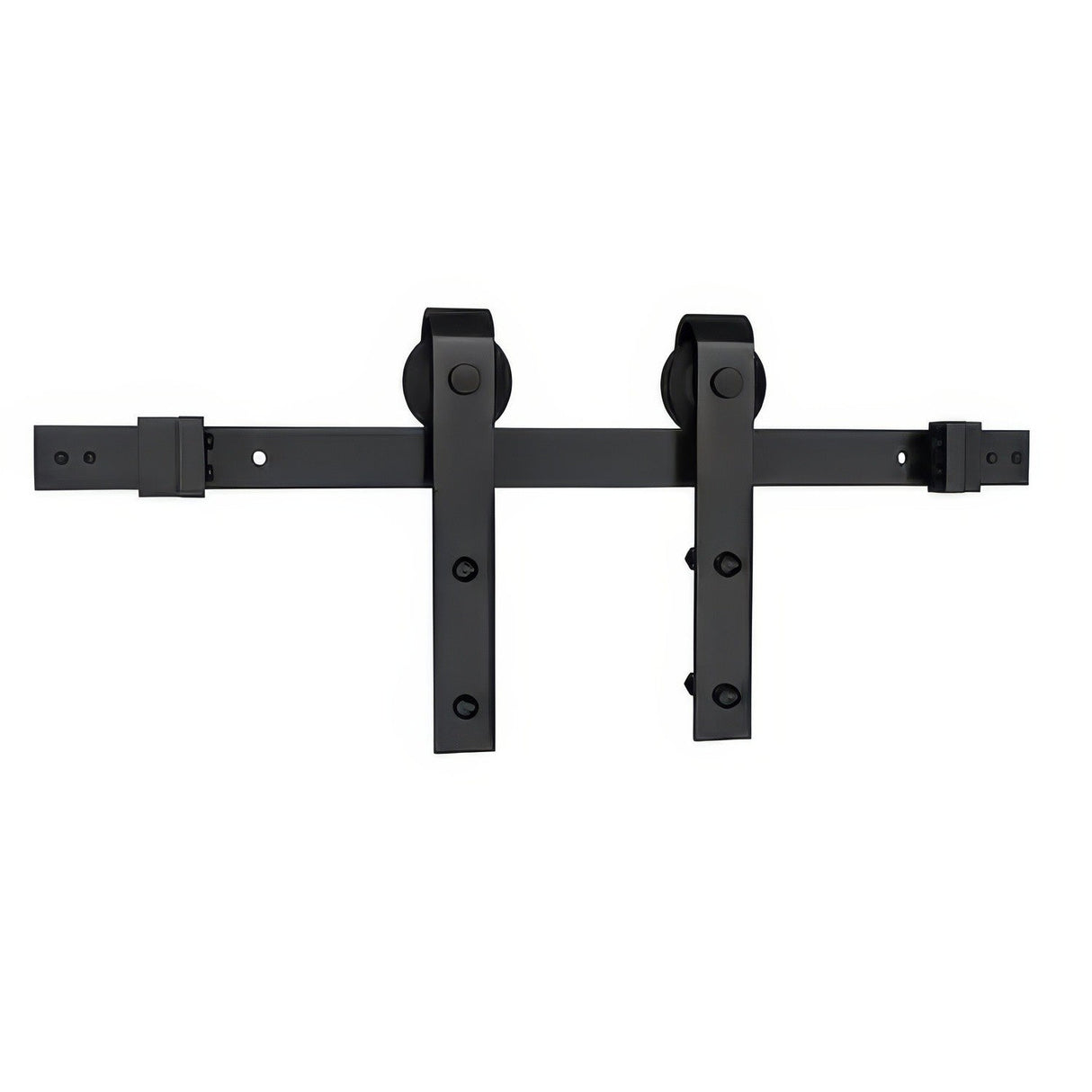 Schlage SD10JSTP66622 matte black barn door hardware