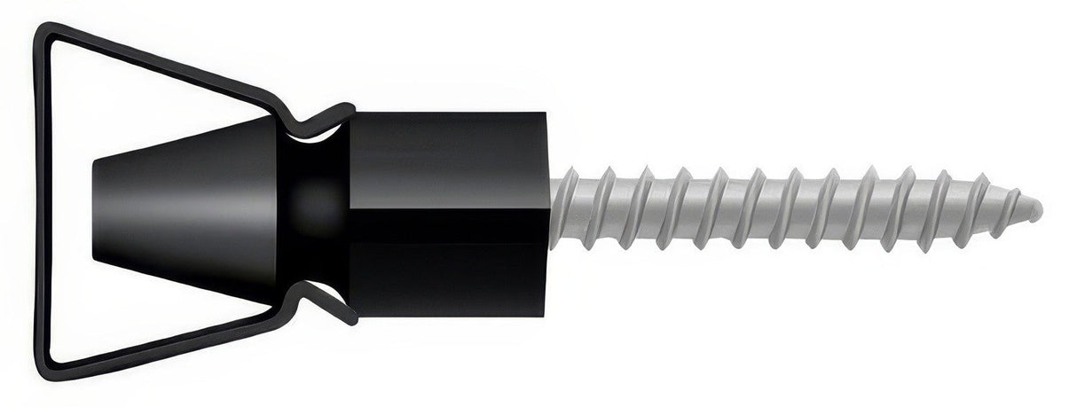 Deltana SDH101U19 paint black shutter door holder
