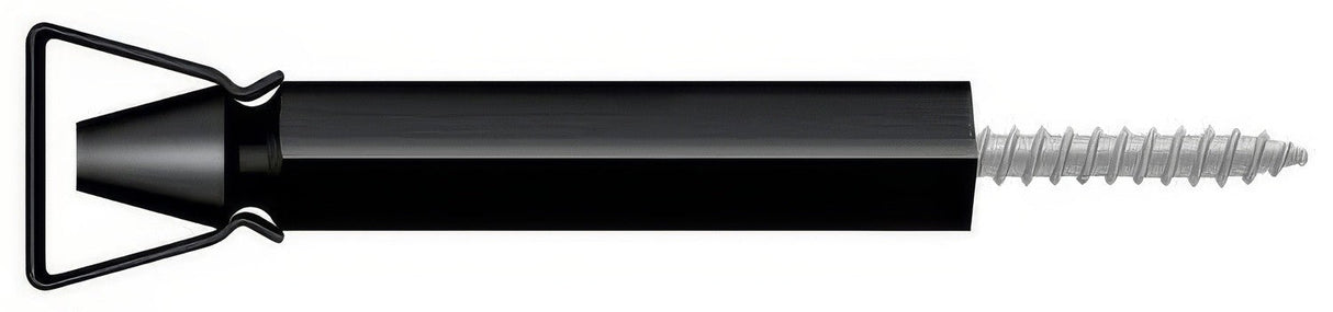 Deltana SDH103U19 paint black shutter door holder