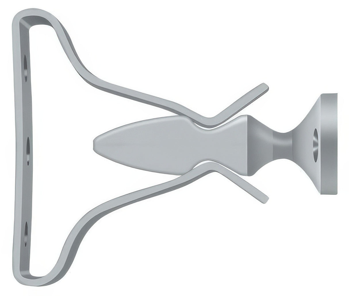 Deltana SDH193U26D brushed chrome shutter door holder