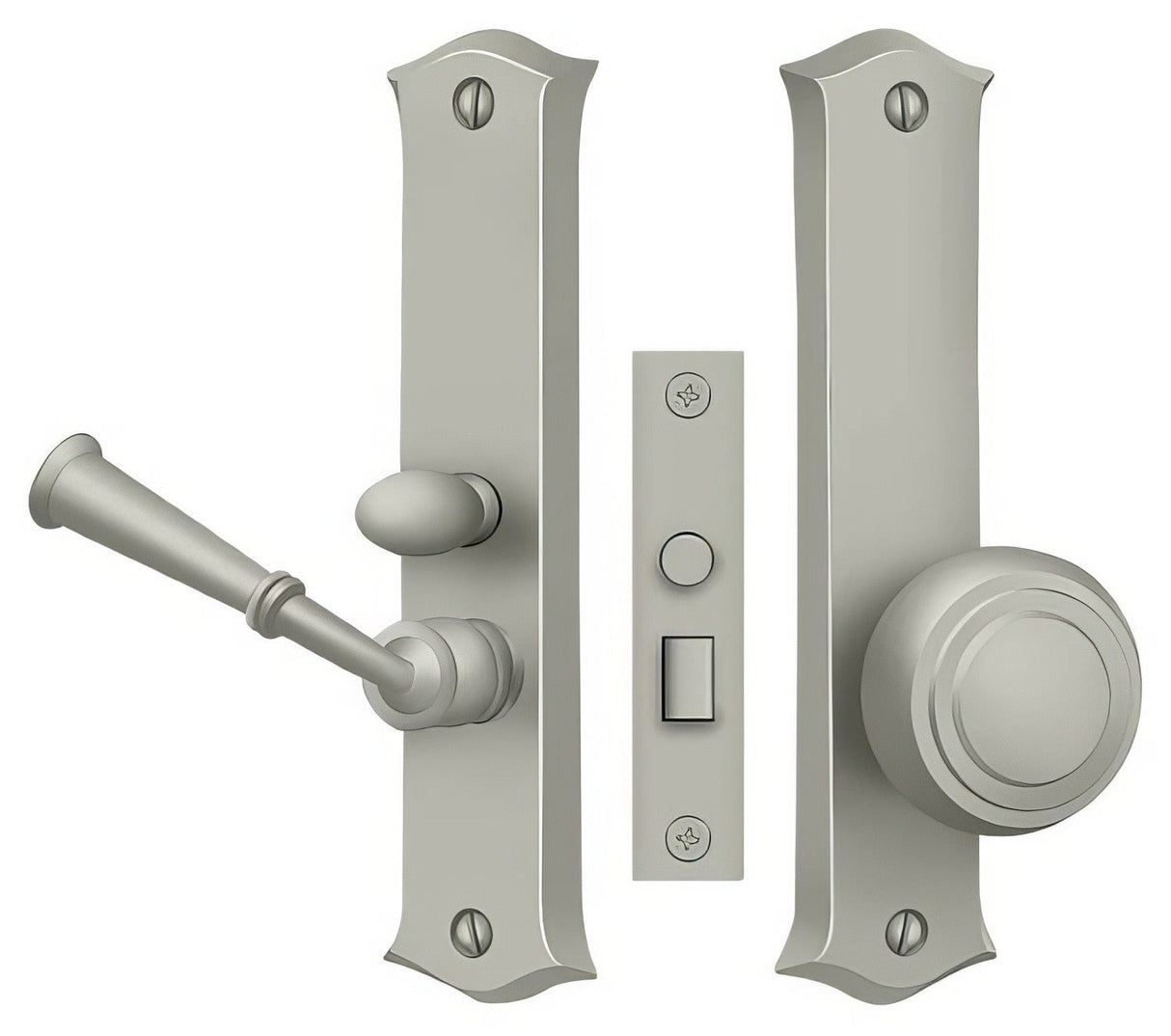 Deltana SDL688U15 satin nickel screen door mortise lock