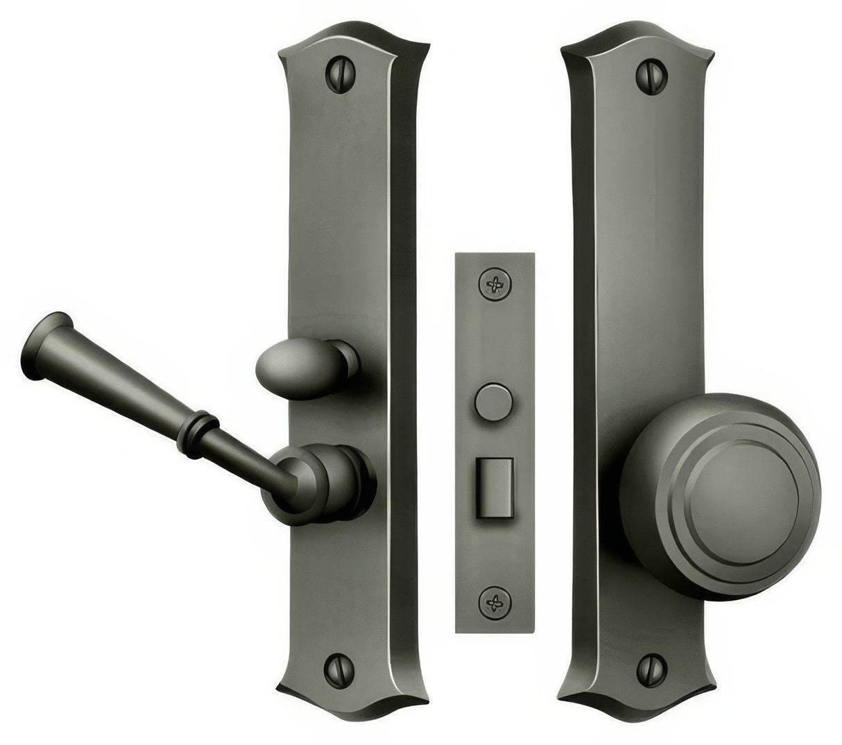Deltana SDL688U15A antique nickel screen door mortise lock