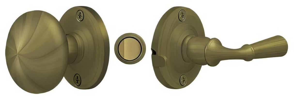 Deltana SDL980U5 antique brass storm door latch