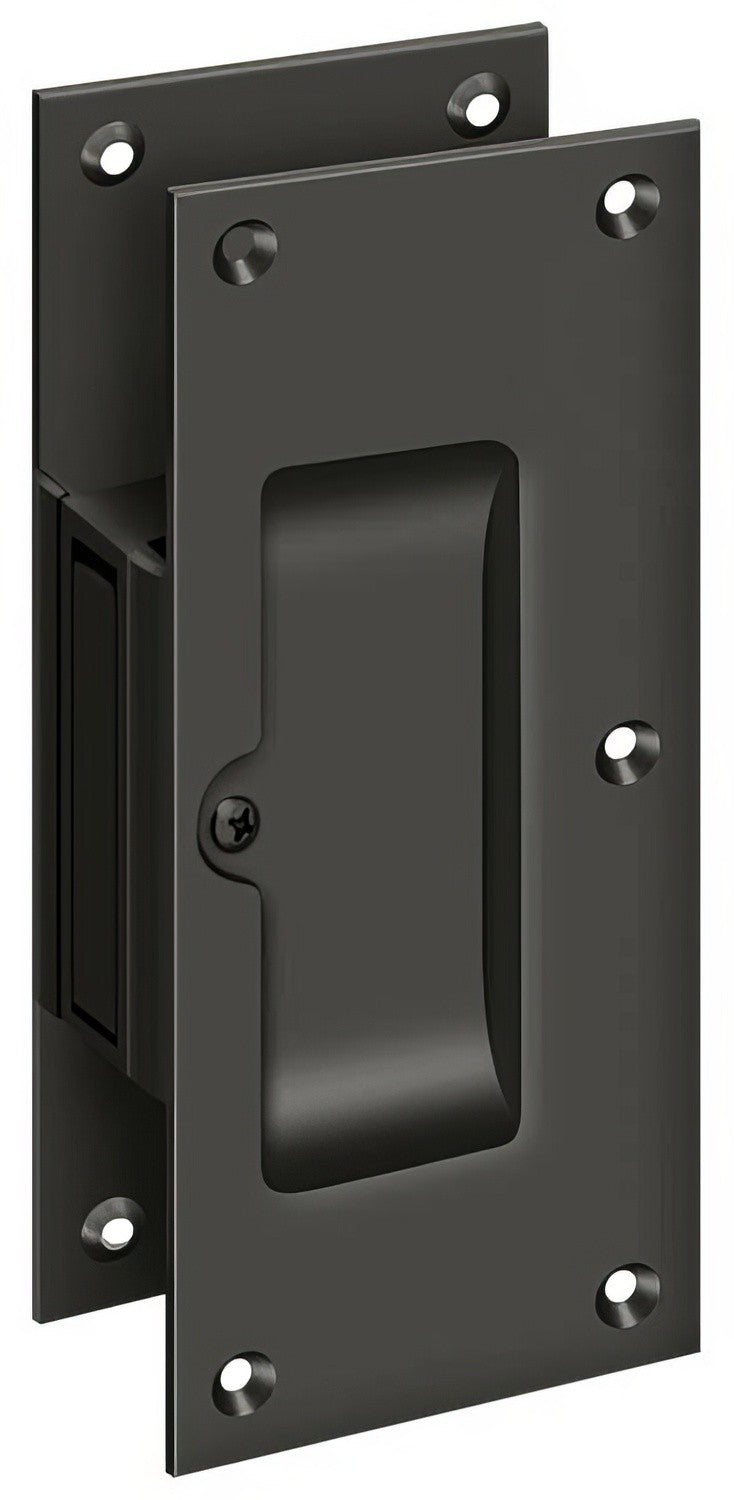 Deltana SDP60U10B oil rubbed bronze passage pocket door lock