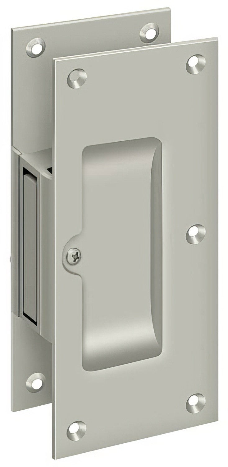 Deltana SDP60U15 brushed nickel passage pocket door lock